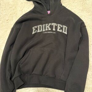 Edikted Black Hoodie size XS unisex , new condition